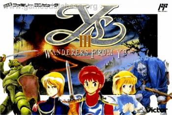 Cover Ys III - Wanderers From Ys for NES